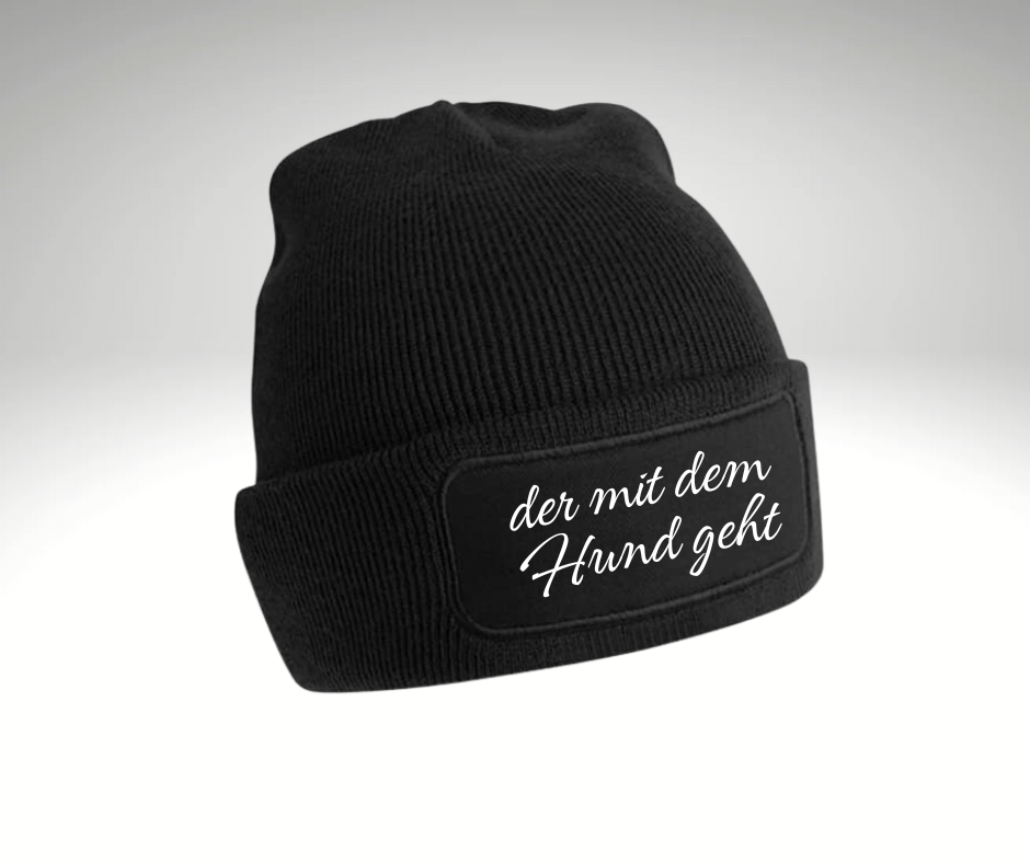 Statement Beanie Der mit dem Hund geht